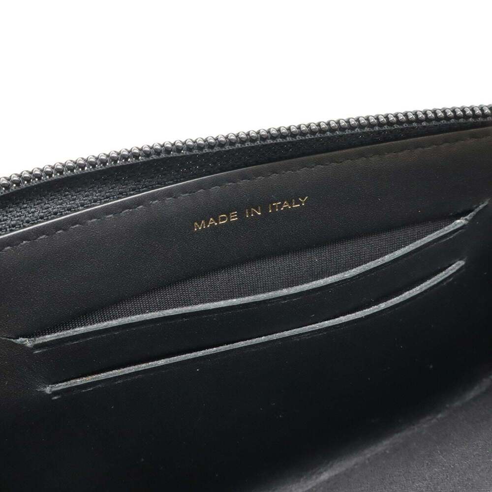 CHANEL Authentic Black Caviar Leather Logo Wallet - Picture 9 of 10